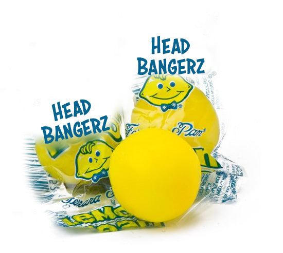 "HeadBangerz" (Jumbo Lemony Heads) Freeze-Dried