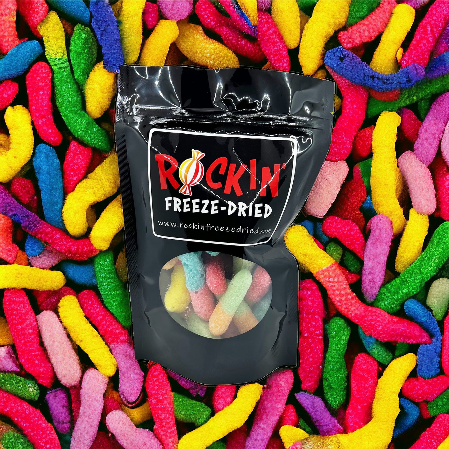 "Creeps" Sour Creepy Crawlers-Freeze-Dried Gummy Worms